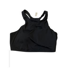 Under Armour Womens Sports Bra Size XL Black Padded High-neck Racer-back